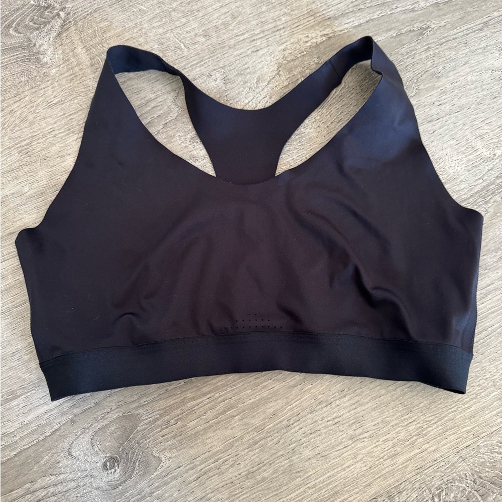 all in motion Black Racerback Seamless Stretch Sports Bra